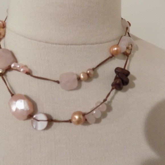 Silpada Jewelry - Silpada Pink Pearl Hand Strung Necklace